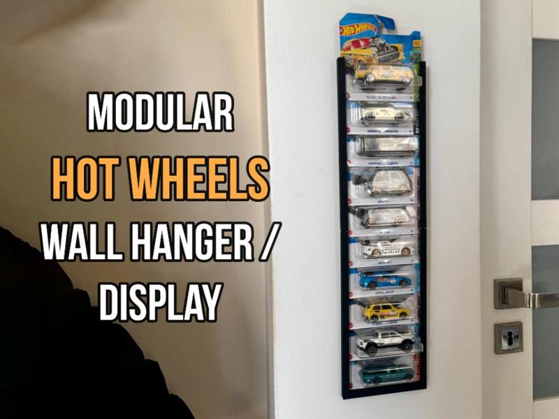 Modular Hot Wheels Card Hanger & Display