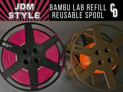 Bambu lab reusable refill spool (JDM TE37 Inspire)