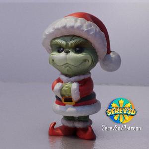 Grinch Christmas Cute Mini Toy – Serev3D