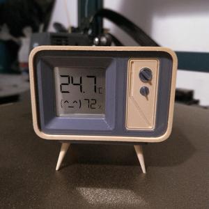Retro TV Case for Xiaomi Mijia Bluetooth Thermometer