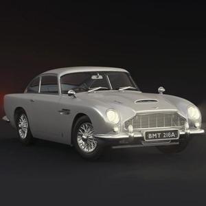 James Bond’s Aston Martin DB5 STL files for 3D Printing | Assembly Model