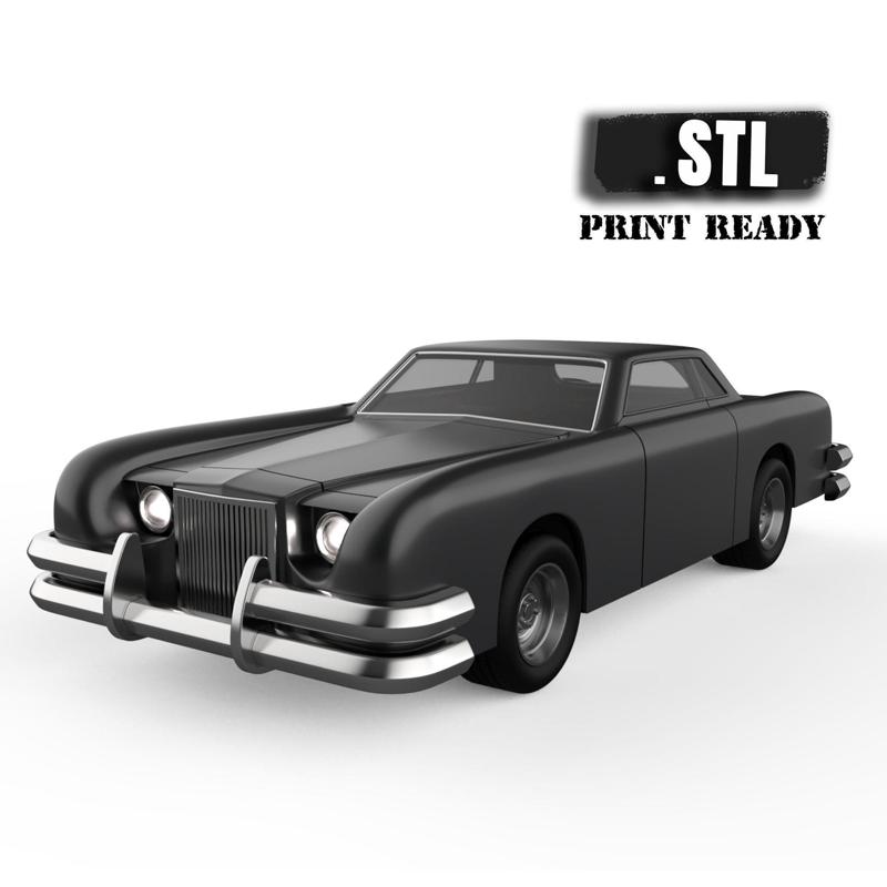 Evil Car 3D Model for 3D Printing Iconic Horror Vehicle