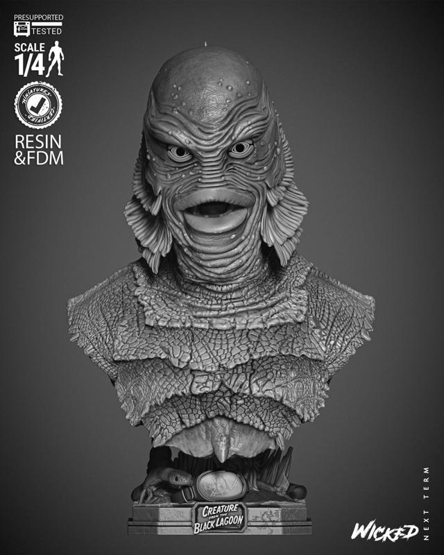 Wicked Movies Creature Of Lagoon Bust