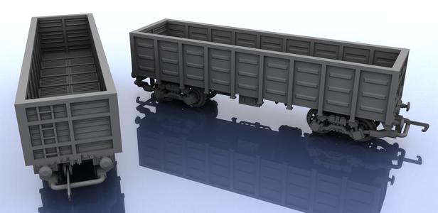 OO Scale Train – Hopper Type 1 – Mid Length