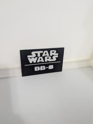 BB-8 Multicolor Nameplates