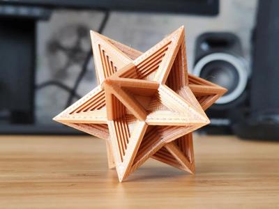 Bismuth Star – Winter and Christmas Ornament – 100 000 Downloads Special