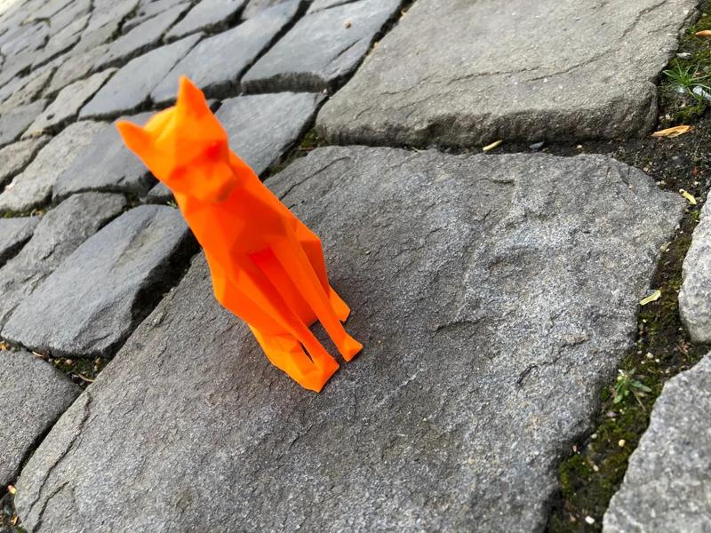 Low poly cat