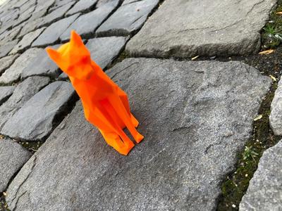 Low poly cat
