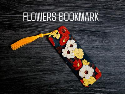 Bookmark – flowers