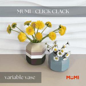 MUMI – CLICK CLACK – VARIABLE VASE