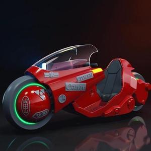 Akira Bike 3D Printing Model | Assembly + Action