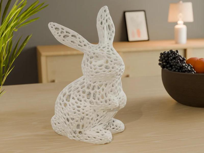 Voronoi Easter Bunny