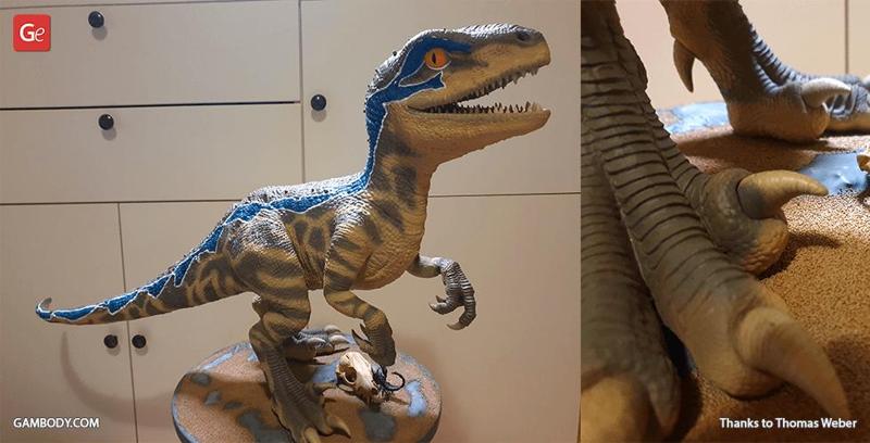 Baby Blue 3D Printing Figurine | Assembly