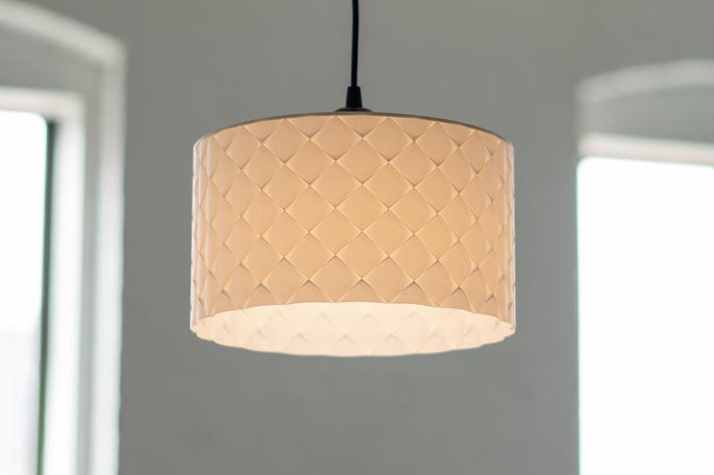 Quilted Pendant Light
