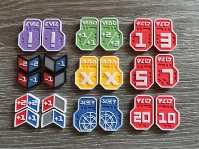 Star Wars Unlimited tokens and token tray