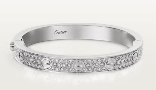 LOVE bracelet classic model paved cartie