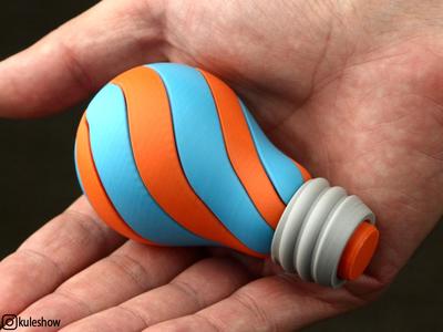 Spiral Light Bulb