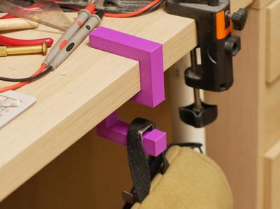 Hooks compatible with IKEA LINNMON tabletops