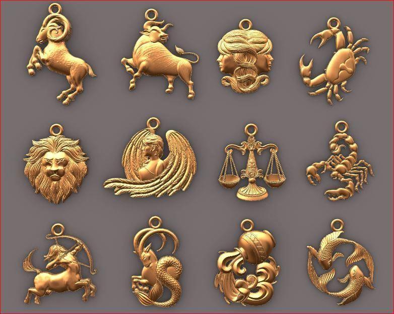 zodiac pendant