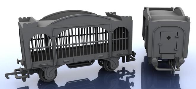 OO Scale Train – Circus – Cage Style 1