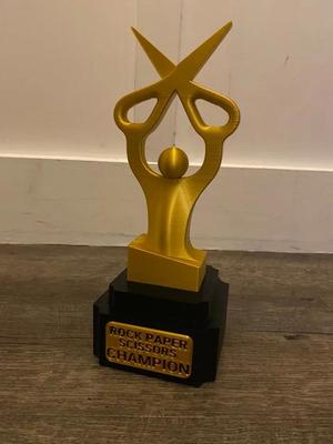 Rock Paper Scissors Trophy