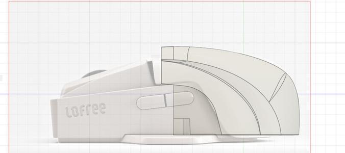 Lofree Touch Mouse Shell Replacement (L)