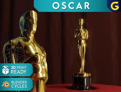 OSCAR statuette – 3D PRINT READY