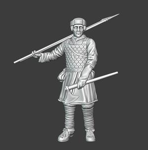 Medieval Teutonic Auxiliary Infantryman