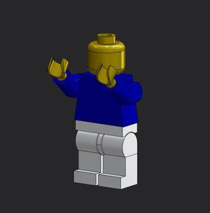 Lego mini figure scale 5:1