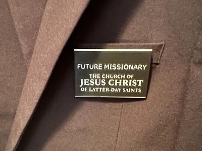 LDS Future Missionary Name Tag