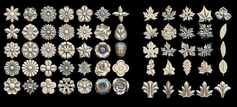 FLOWERS AND LEAVES SUPERPACK