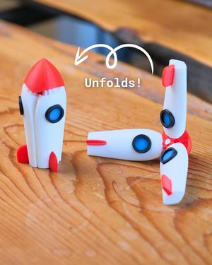 Rocket Ship Phone Stand