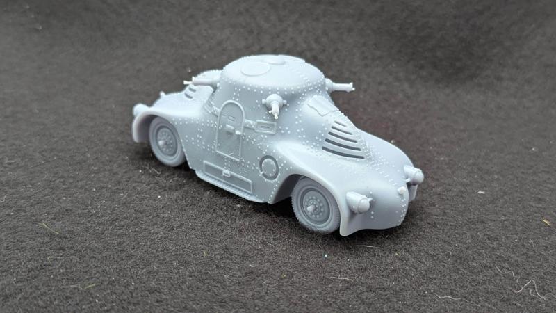 Armored car Skoda PA-II Zelva (OA vz.23, Turtle) (Czech, WW2)