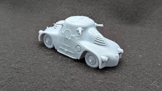 Armored car Skoda PA-II Zelva (OA vz.23, Turtle) (Czech, WW2)