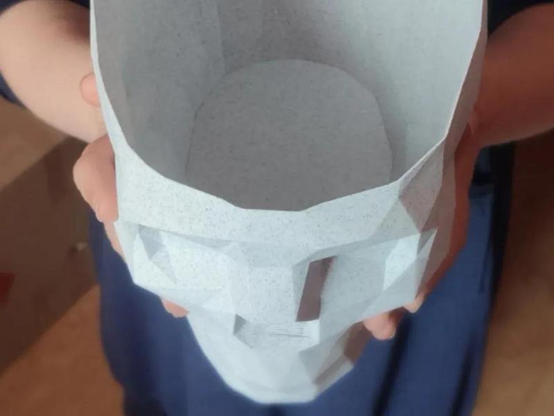 Low Poly Skull Fixed (for normal and vase mode)