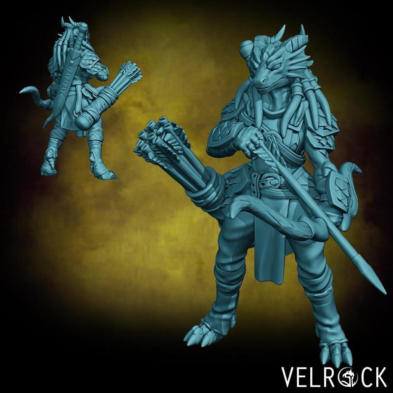 Dragonfolk Soldier/City Guard 10 (Female) (PRESUPPORTED)