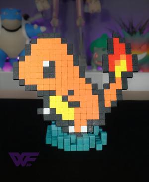 Charmander DIY Pixelart