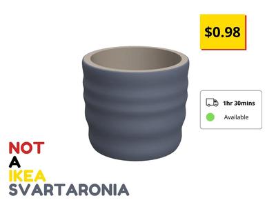 IKEA SVARTARONIA inspired planter