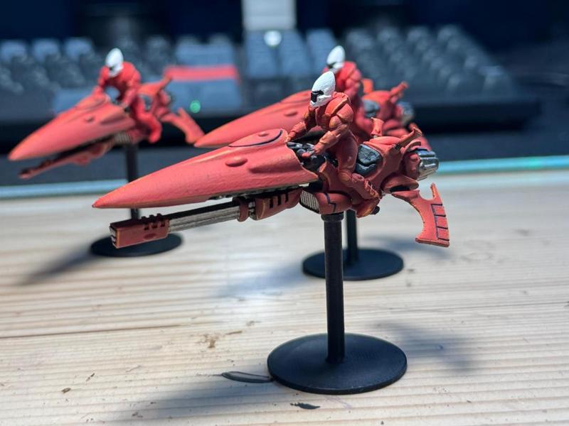 Aeldari Windrider Space Bikes Warhammer 40k