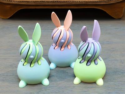 Easter Bunny Passthrough Fidget (Round Version)