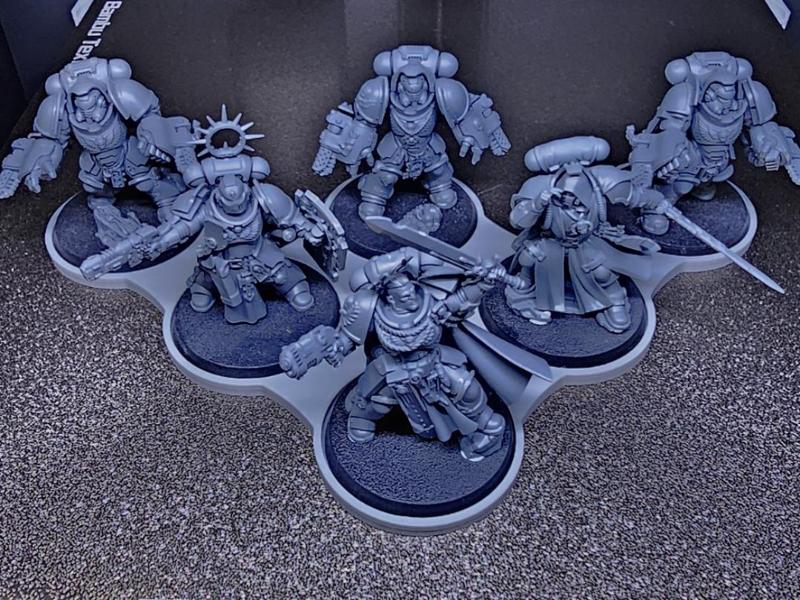 Warhammer 40k Squad movement tray 6x40mm style 2