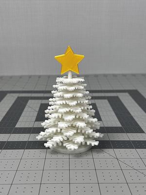 Snowflake Spinning Christmas Tree