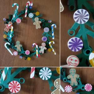 Peppermint Swirl Stud Topper