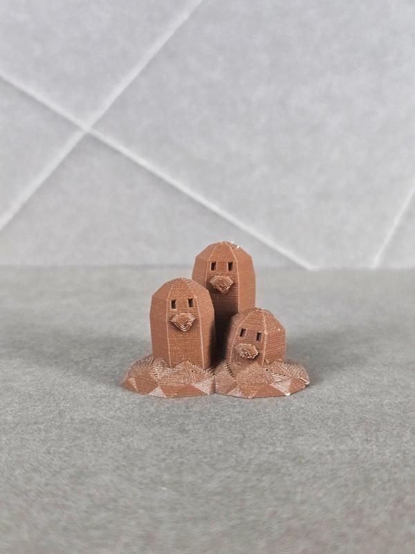 Dugtrio Low Poly