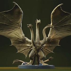 King Ghidorah 2019 3D Printing Figurine | Assembly