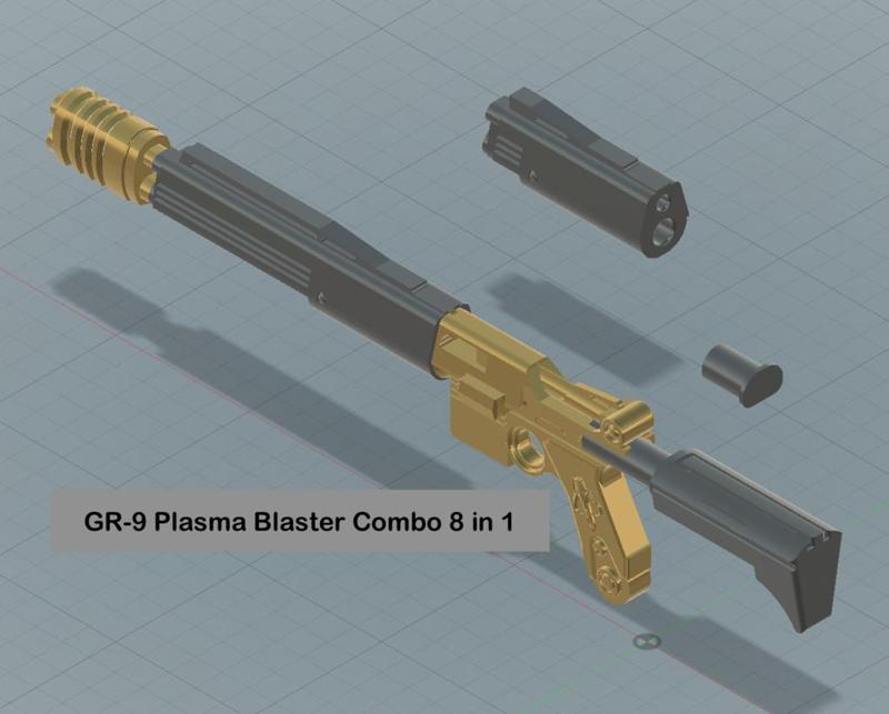 GR-9 Plasma Blaster Combo 8 in 1