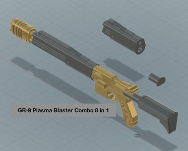 GR-9 Plasma Blaster Combo 8 in 1