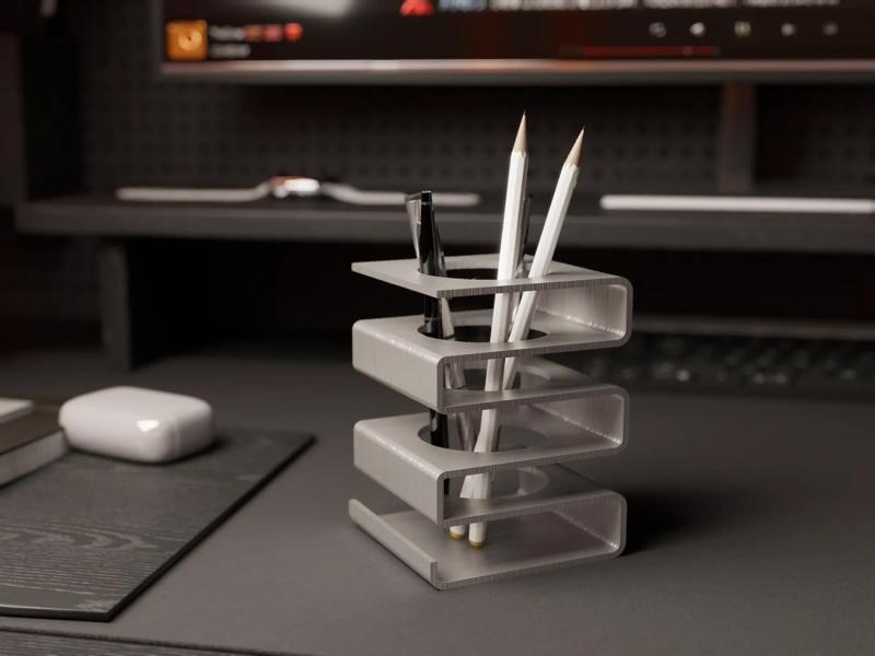 Simple Line Pen Holder