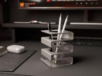 Simple Line Pen Holder