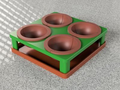 Seed germination pots